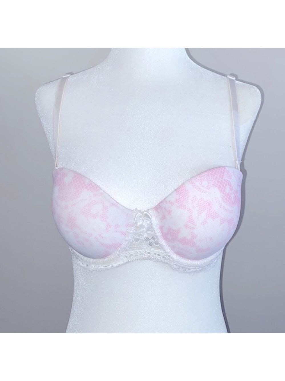 Smart & sexy lace print push up bra